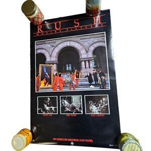 Rush Moving Pictures Vintage 1981 Album Promo Poster 22x33 PolyGram Records Rock